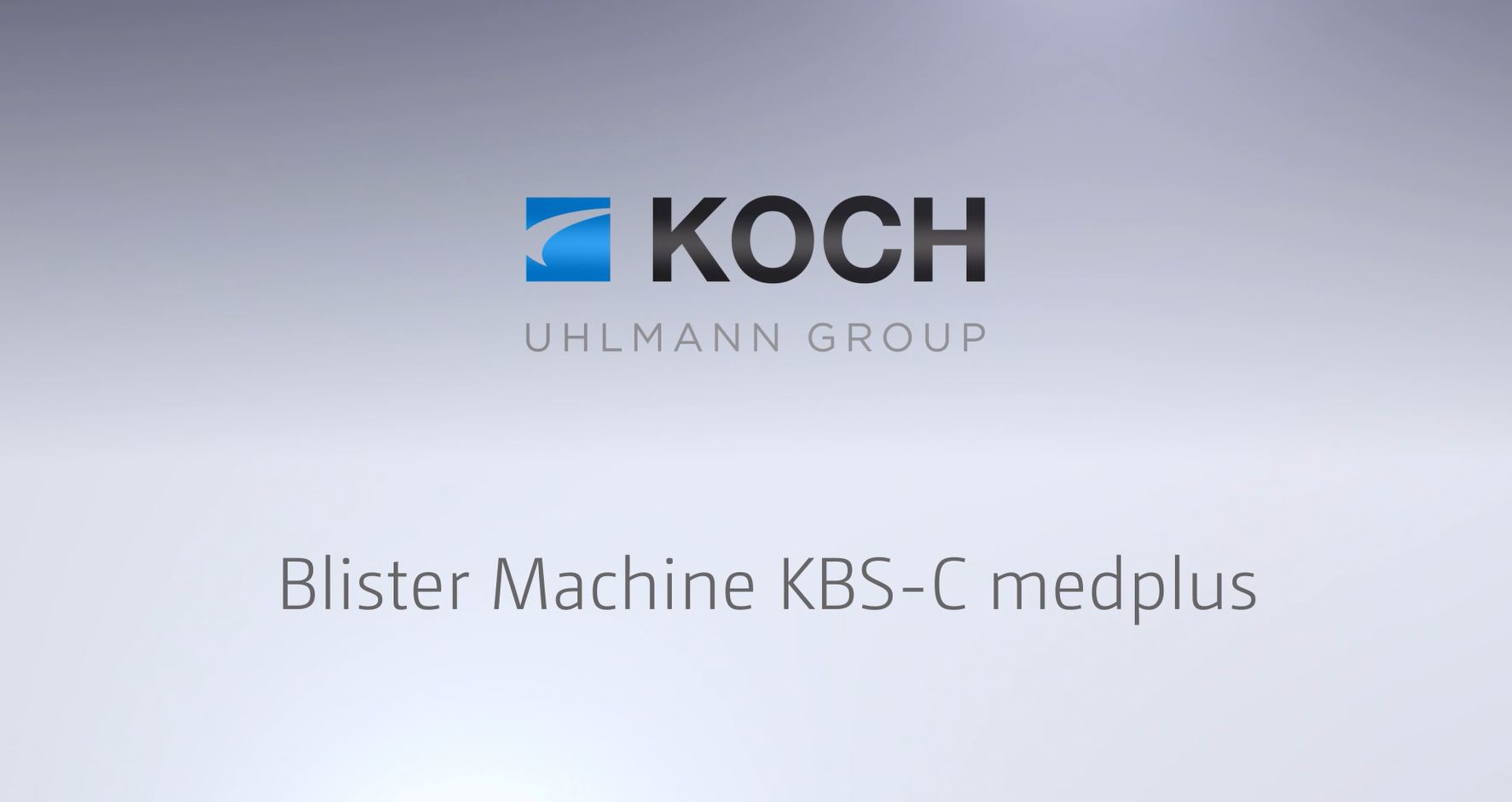 Our new Blister Machine KBS-C medplus with an innovative technique